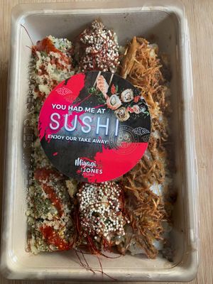 Unique sushi combos.  at Miyagi & Jones in Haarlem