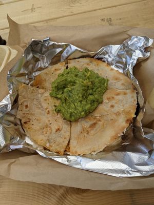 Quesadilla at Plant Base Cafe in Santa Fe