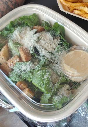 Caesar Salad at Plant Base Cafe in Santa Fe