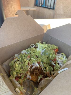 Tostadas at Plant Base Cafe in Santa Fe