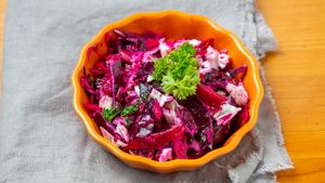 Cabbage and Quinoa salad at Mexiterraneo Grill in Hoboken