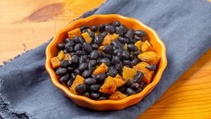 Black Beans & Yams at Mexiterraneo Grill in Hoboken