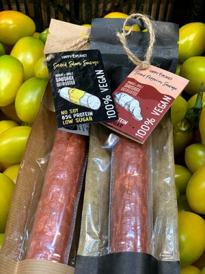 Embutidos vegetales at Canary Fruit Factory in Tenerife