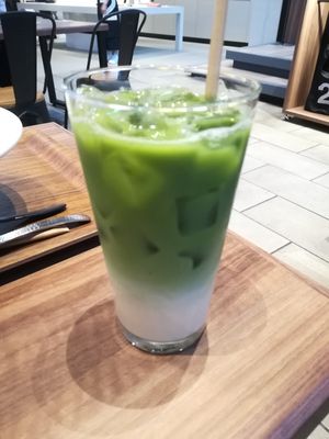 Green Tea Latte at 2foods - Shibuya Loft in Tokyo