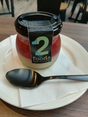 Vanilla pudding at 2foods - Shibuya Loft in Tokyo