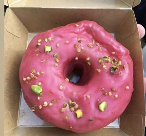 Raspberry donut  at 2foods - Shibuya Loft in Tokyo