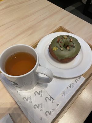 Xmas pistachio donut  at 2foods - Shibuya Loft in Tokyo