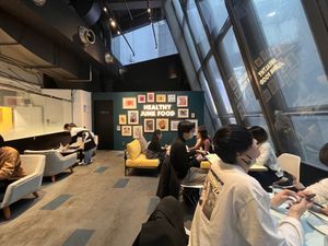 Chill atmosphere  at 2foods - Shibuya Loft in Tokyo