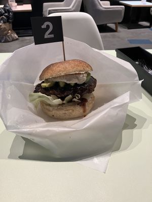 teriyaki avo burger  at 2foods - Shibuya Loft in Tokyo