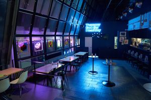 At night, it becomes a cafe and bar with a cool atmosphere. at 2foods - Shibuya Loft in Tokyo