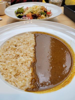 Curry... Simple but quite good at 2foods - Shibuya Loft in Tokyo