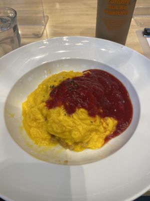 Vegan omurice!  at 2foods - Shibuya Loft in Tokyo