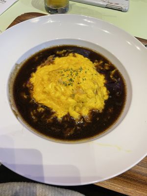 Omurice with  demi glace sauce    at 2foods - Shibuya Loft in Tokyo