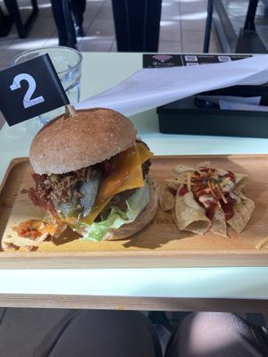 Spicy burger   at 2foods - Shibuya Loft in Tokyo