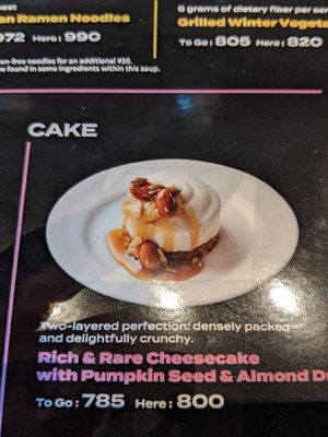 Rich and rare cheesecake at 2foods - Shibuya Loft in Tokyo