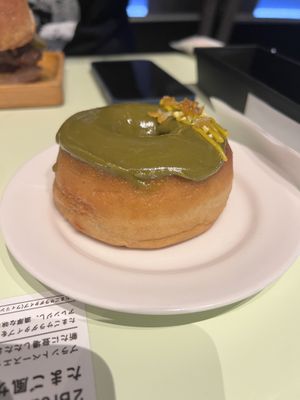 Matcha donut - divine  at 2foods - Shibuya Loft in Tokyo