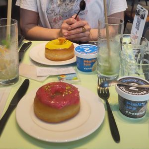 They have various Donuts and ice cream at 2foods - Shibuya Loft in Tokyo