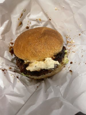 Teriyaki avocado burger   at 2foods - Shibuya Loft in Tokyo