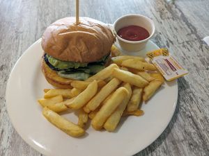  at Beach Cafe in Moreton Island