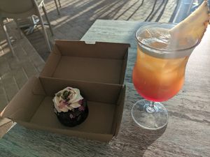  at Beach Cafe in Moreton Island