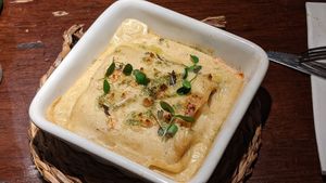 Canelons de bolets at PÖTSTOT in Barcelona