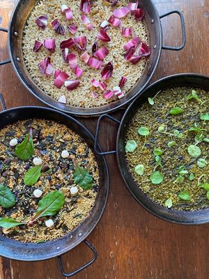 Vegan paellas at PÖTSTOT in Barcelona