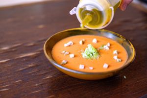 Nuestra versión del gazpacho tradicional at PÖTSTOT in Barcelona