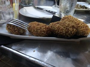Croquetes de ceps 👍🏻 at PÖTSTOT in Barcelona