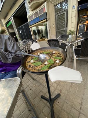 Paella  at PÖTSTOT in Barcelona