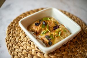 Canelones veganos at PÖTSTOT in Barcelona