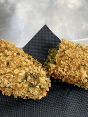 spinach croquettes  at PÖTSTOT in Barcelona