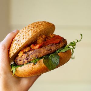 Our vurger at PÖTSTOT in Barcelona