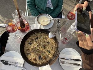 The mushroom paella and cauliflower soup: top-notch   at PÖTSTOT in Barcelona