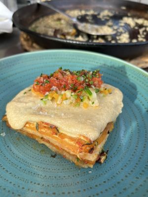 Tasty, creative spin on lasagna   at PÖTSTOT in Barcelona