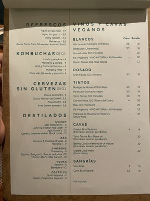 New menu  at PÖTSTOT in Barcelona