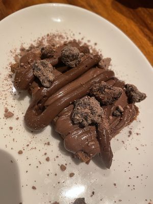 Chocolate desert  at PÖTSTOT in Barcelona