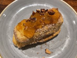 Fried milk ❤️  at PÖTSTOT in Barcelona