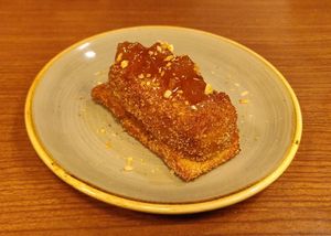 Llet fregida at PÖTSTOT in Barcelona