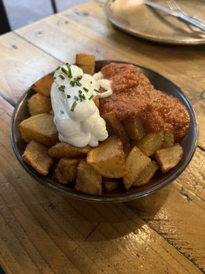 Patatas bravas  at PÖTSTOT in Barcelona