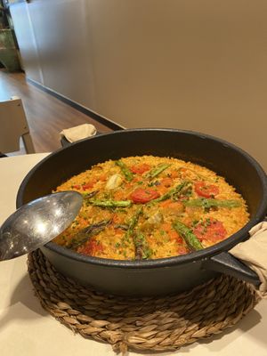 Vegan paella  at PÖTSTOT in Barcelona