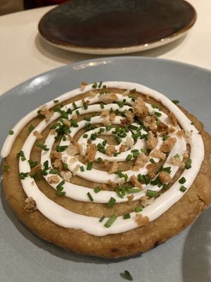 Potato and onion pancake  at PÖTSTOT in Barcelona