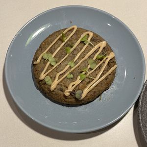 Tortilla de berenjena y cebolla morada confitada  at PÖTSTOT in Barcelona