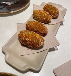 Croquettes a la Catalana  at PÖTSTOT in Barcelona