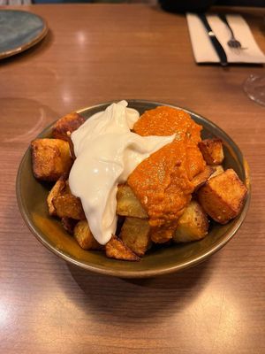 Papa bravas  at PÖTSTOT in Barcelona