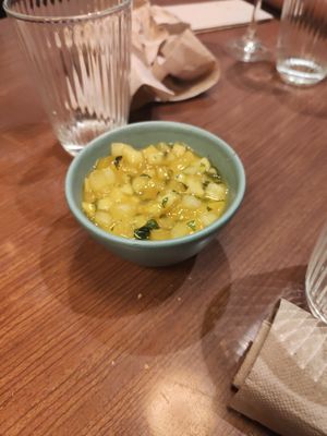 Flan de coco at PÖTSTOT in Barcelona