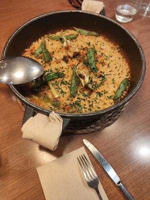 Arroz de verduras at PÖTSTOT in Barcelona