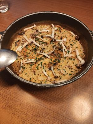 Arroz de setas at PÖTSTOT in Barcelona