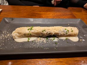 Catalonian filled pasta at PÖTSTOT in Barcelona