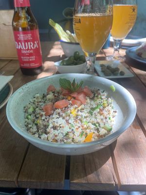 Quinoa con verduritas y pomelo  at PÖTSTOT in Barcelona