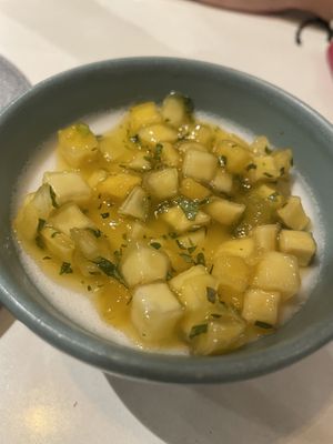 Mango coco flam  at PÖTSTOT in Barcelona